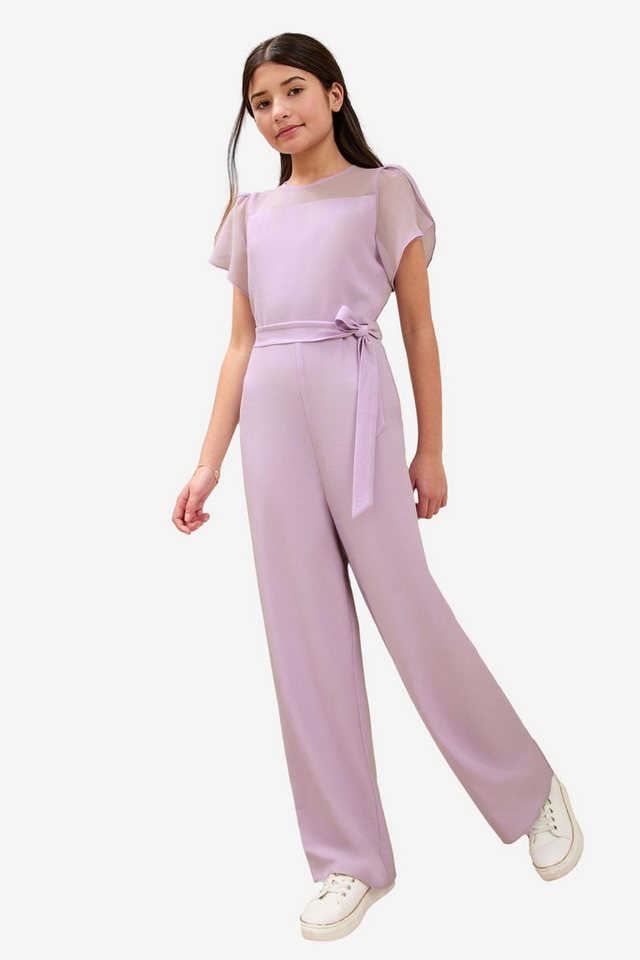 LIPSY Jumpsuit Lipsy Overall mit Netzstoffpasse (2-tlg) von LIPSY