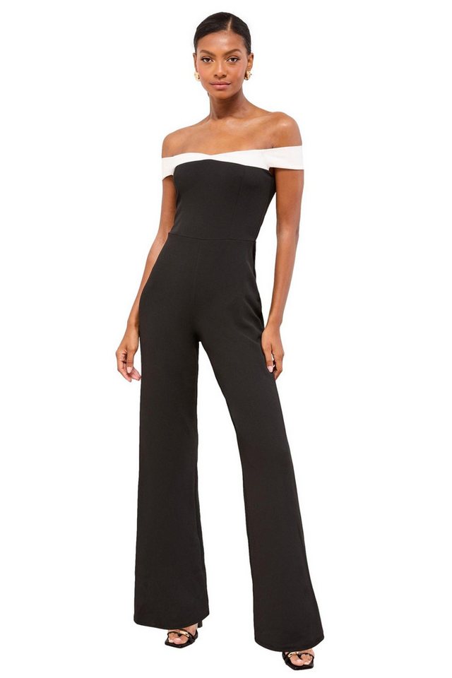 LIPSY Jumpsuit Lipsy Schulterfreier Maxi-Overall, Petite (1-tlg) von LIPSY
