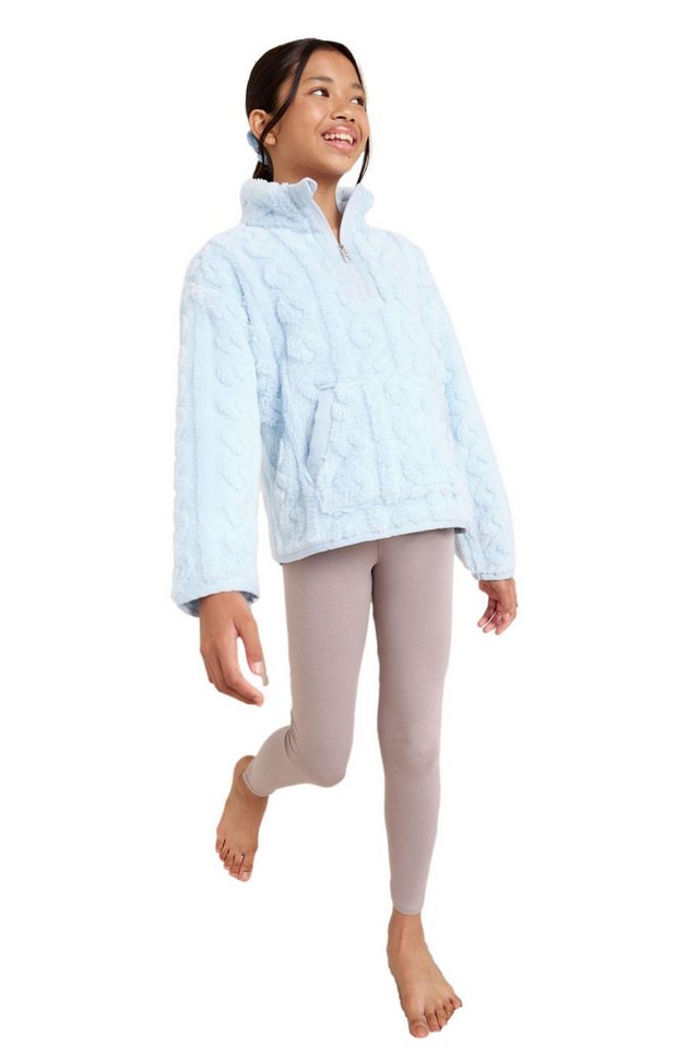 LIPSY Kapuzenfleecejacke Lipsy Weicher Fleecepullover im Zopfstrick (1-St) von LIPSY