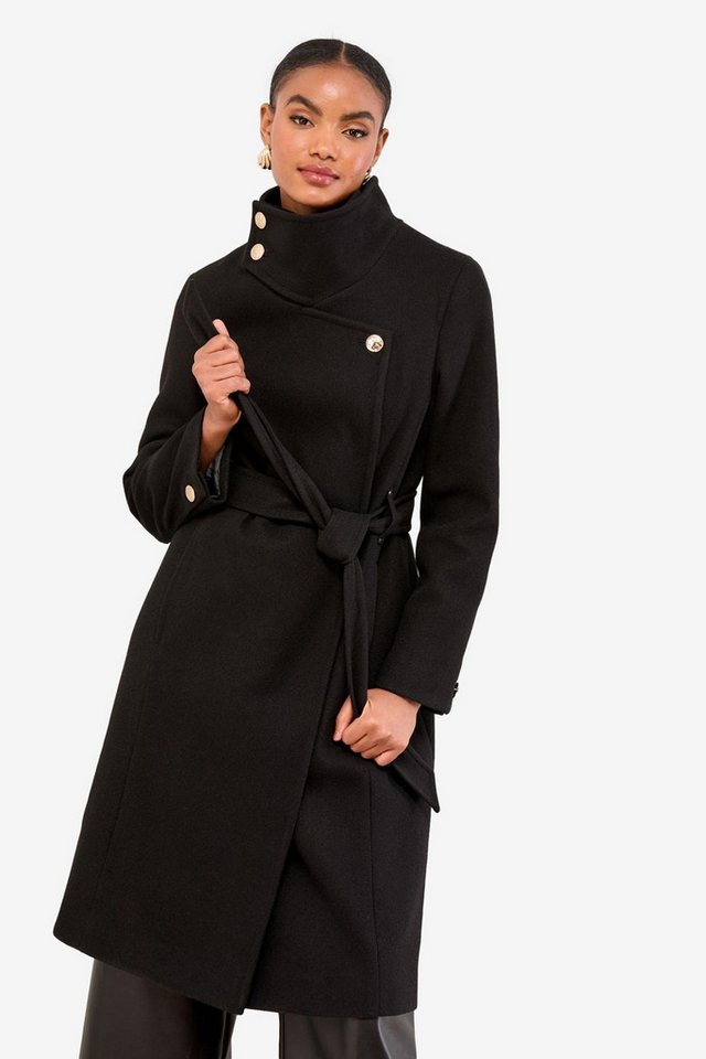 LIPSY Kurzmantel Lipsy Mantel mit Trichterkragen und Gürtel, Petite (1-tlg) von LIPSY