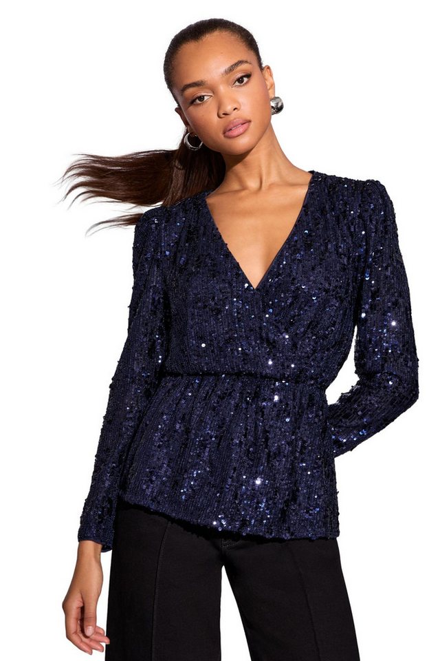 LIPSY Langarmbluse Lipsy Langärmliges Wickeltop, Regular (1-tlg) von LIPSY