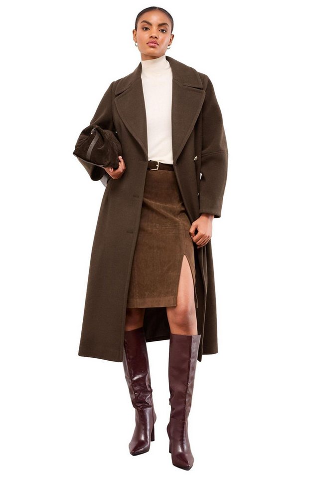 LIPSY Langmantel Lipsy Einreihiger, langer Mantel, Regular (1-tlg) von LIPSY