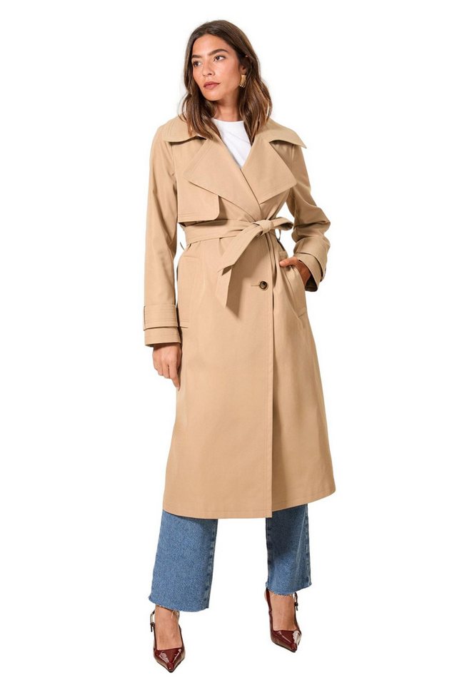 LIPSY Langmantel Lipsy Lässiger, langer Trenchcoat, Regular (1-tlg) von LIPSY