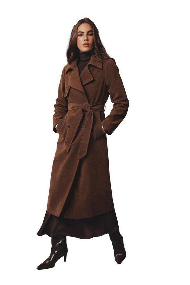 LIPSY Langmantel Lipsy Lässiger, langer Trenchcoat, Regular (1-tlg) von LIPSY