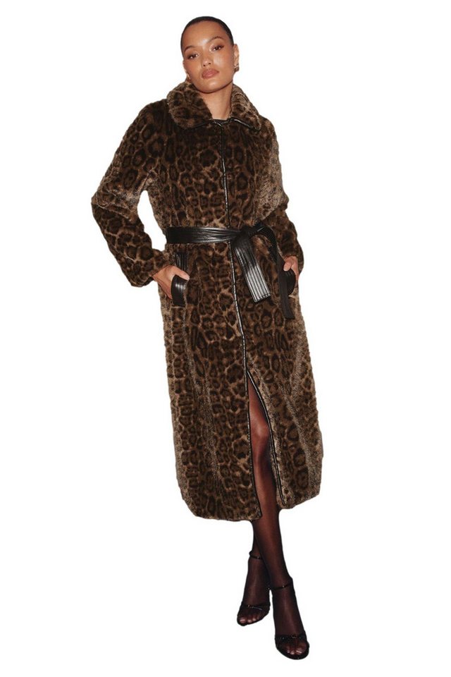 LIPSY Langmantel Lipsy Langer Mantel mit Gürtel, Regular (1-tlg) von LIPSY