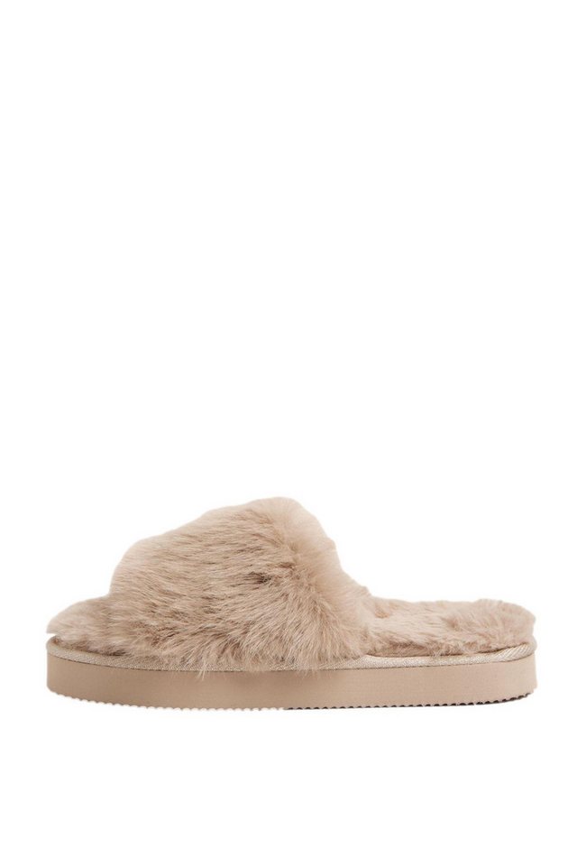 LIPSY Lipsy Kunstfellpantolette mit Plateau Nachtwäsche Hausschuh (1-tlg) von LIPSY