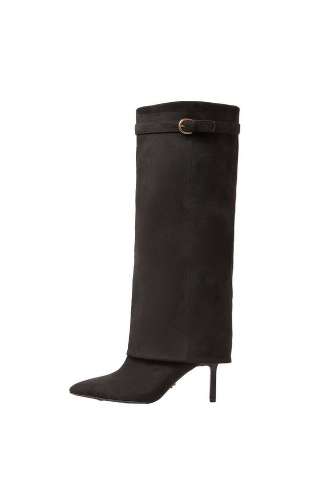 LIPSY Lipsy Kunstveloursleder-Stiefel mit Absatz Stiefel (1-tlg) von LIPSY