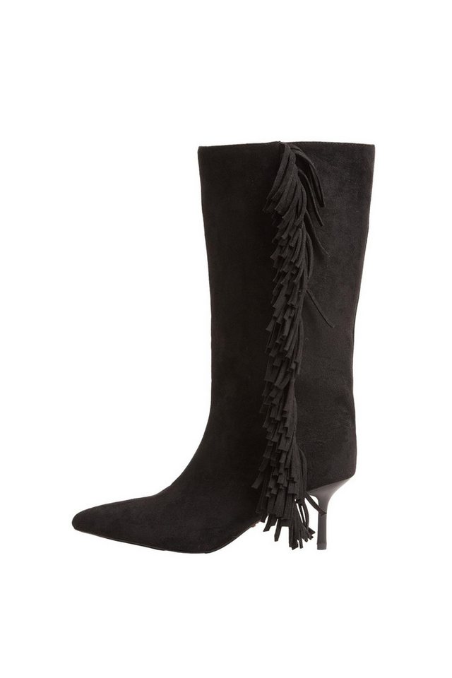 LIPSY Lipsy Mittelhohe Stiefel mit Fransen Stiefel (1-tlg) von LIPSY
