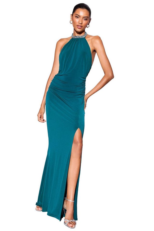 LIPSY Maxikleid Lipsy Fließendes Maxikleid mit Rüschen (1-tlg) von LIPSY