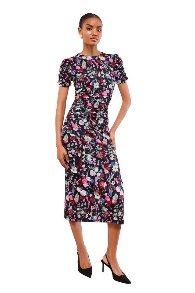 LIPSY Midikleid Kurzärmeliges gerüschtes Midikleid, Regular (1-tlg) von LIPSY