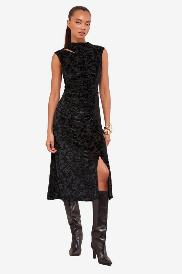 LIPSY Midikleid Lipsy Ärmelloses Devore-Midikleid, tailliert (1-tlg) von LIPSY