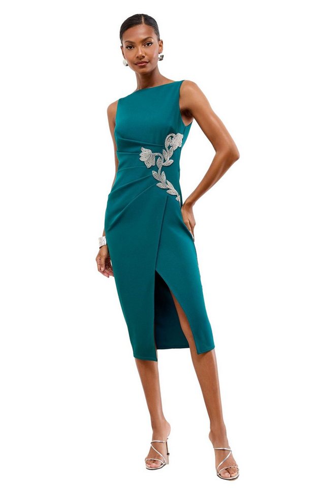 LIPSY Midikleid Lipsy Ärmelloses Midikleid mit Verzierung (1-tlg) von LIPSY