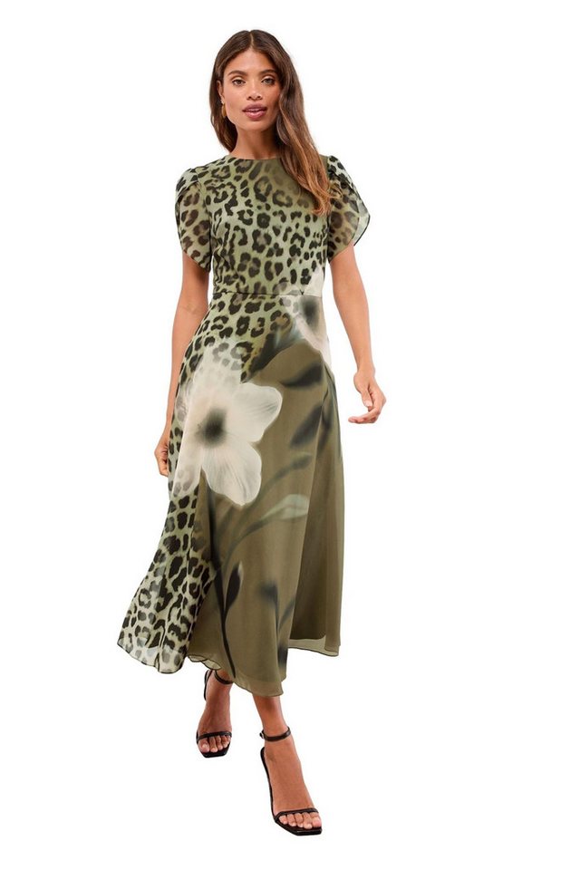 LIPSY Midikleid Lipsy Ausgestelltes Chiffon-Midikleid, Regular (1-tlg) von LIPSY