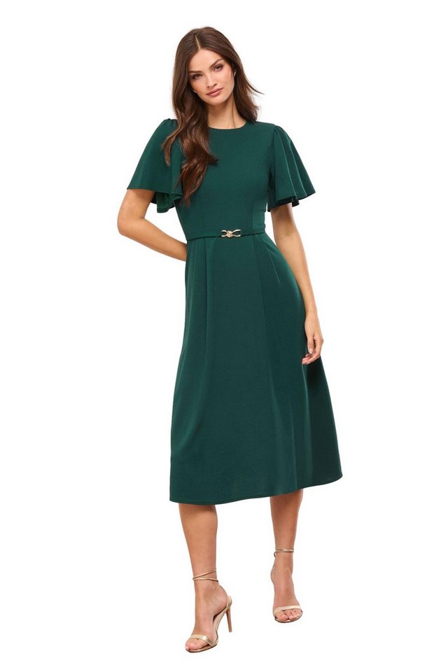 LIPSY Midikleid Lipsy Ausgestelltes Midikleid mit kurzen Ärmeln (1-tlg) von LIPSY
