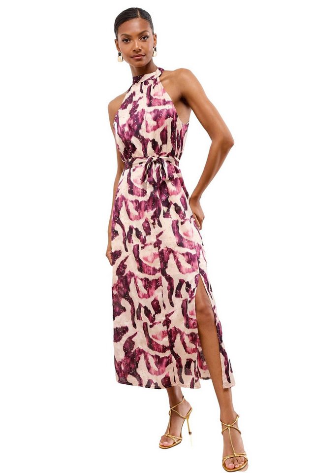 LIPSY Midikleid Lipsy Bedrucktes Neckholder-Midikleid mit Print (1-tlg) von LIPSY
