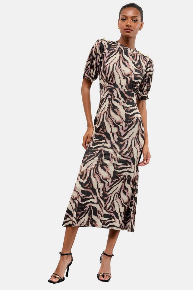 LIPSY Midikleid Lipsy Jersey-Midikleid mit Knöpfen, Regular (1-tlg) von LIPSY