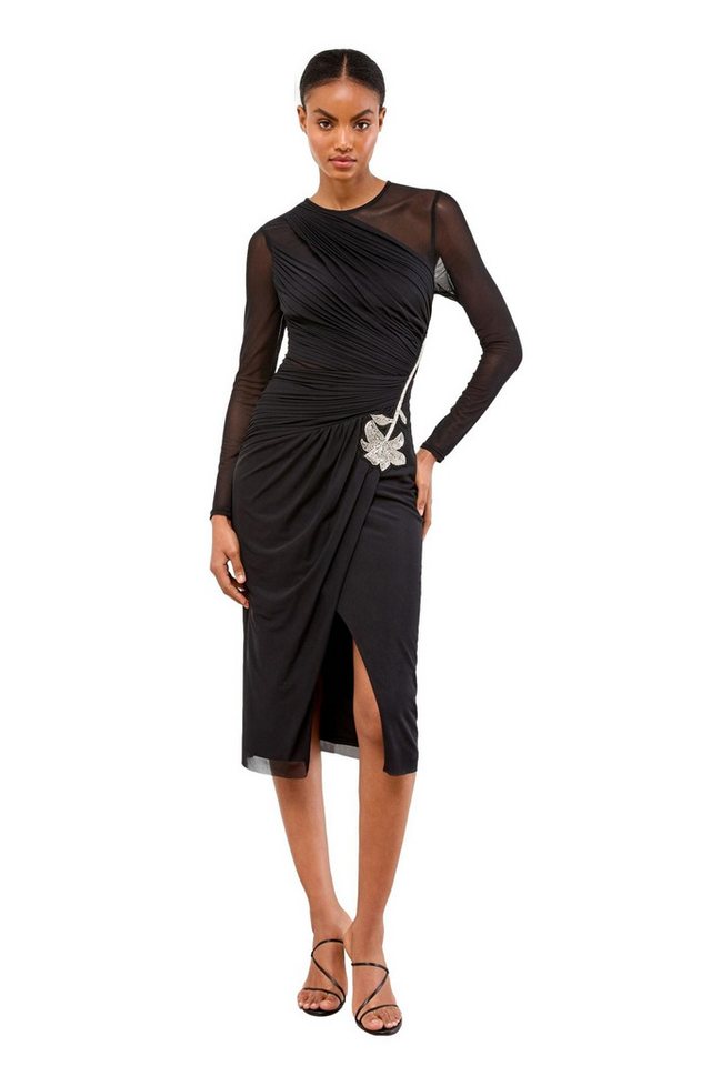 LIPSY Midikleid Lipsy Langärmeliges Bodycon-Midikleid, Petite (1-tlg) von LIPSY