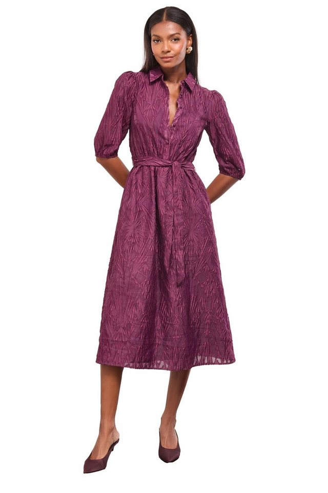 LIPSY Midikleid Lipsy Midi-Hemdblusenkleid mit Knopfleiste, Petite (1-tlg) von LIPSY