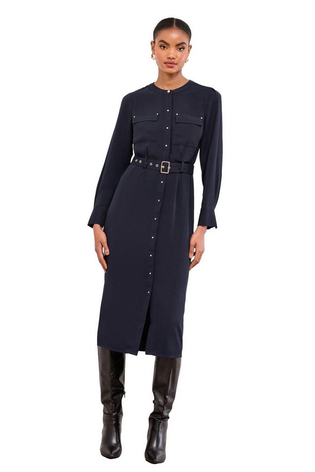 LIPSY Midikleid Lipsy Midikleid mit Knopfleiste, Petite (2-tlg) von LIPSY