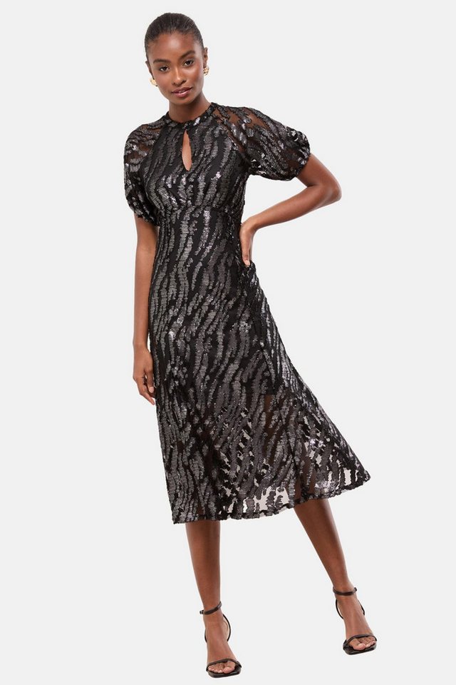 LIPSY Midikleid Lipsy Midikleid mit Metallic-Animalprint, Regular (1-tlg) von LIPSY