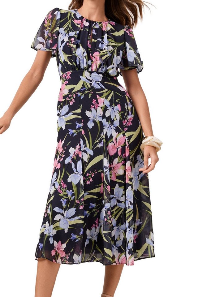 LIPSY Midikleid Lipsy Midikleid mit Puffärmeln, Petite (1-tlg) von LIPSY