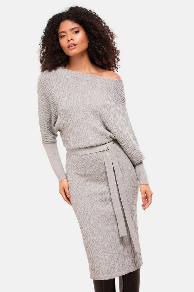 LIPSY Midikleid Lipsy Midikleid mit Zopfstrickmuster, Regular (1-tlg) von LIPSY