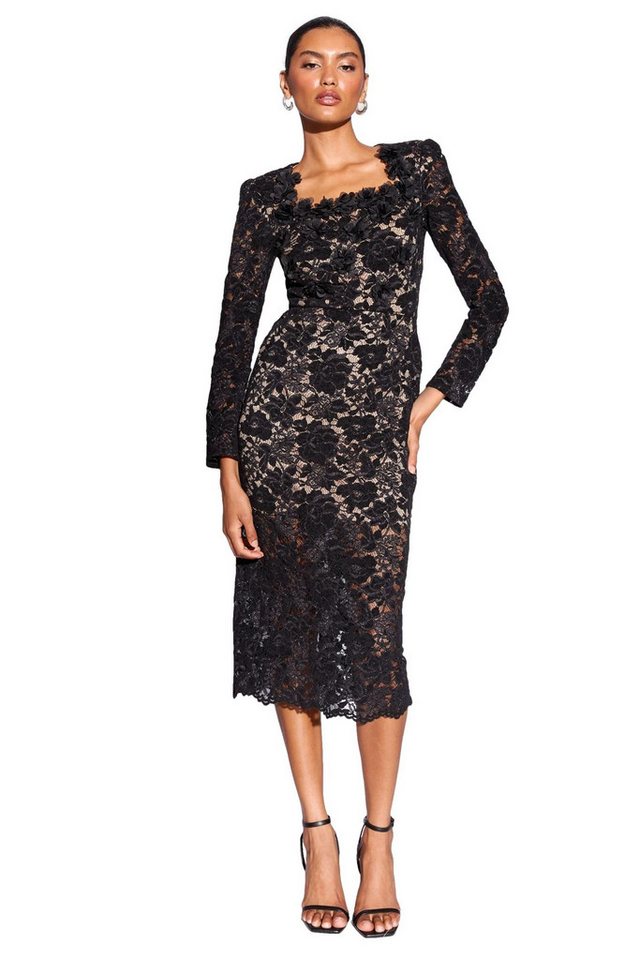 LIPSY Midikleid Lipsy Premium enges Midikleid, Regular (1-tlg) von LIPSY