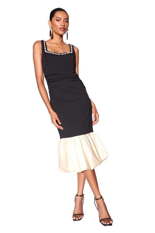 LIPSY Midikleid Lipsy Verziertes Midikleid mit Ballonsaum (1-tlg) von LIPSY
