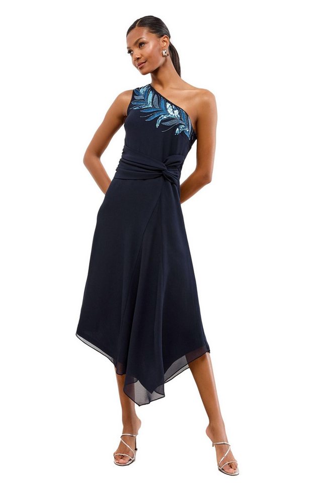LIPSY Midikleid Lipsy Verziertes One-Shoulder-Midikleid (1-tlg) von LIPSY