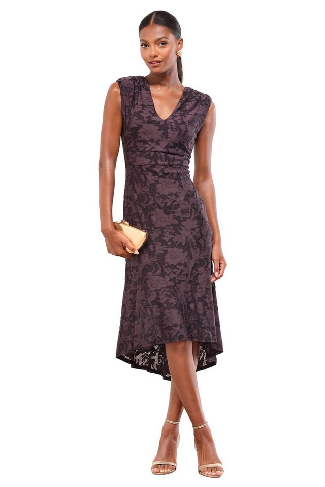 LIPSY Midikleid Lipsy ausgestelltes Midikleid mit V-Ausschnitt (1-tlg) von LIPSY