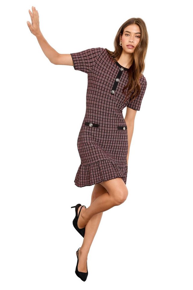 LIPSY Minikleid Lipsy Ausgestelltes Bouclé-Minikleid, Petite (1-tlg) von LIPSY