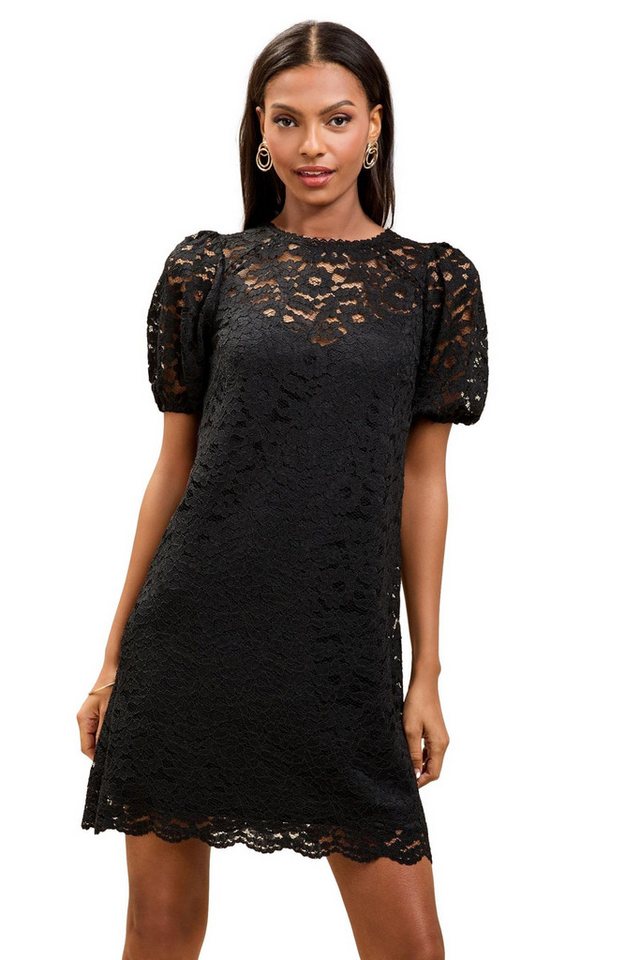 LIPSY Minikleid Lipsy Kurzärmeliges Etuikleid in Minilänge Regular (1-tlg) von LIPSY