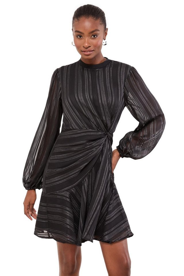 LIPSY Minikleid Lipsy Metallic-Minikleid mit Rüschen (1-tlg) von LIPSY