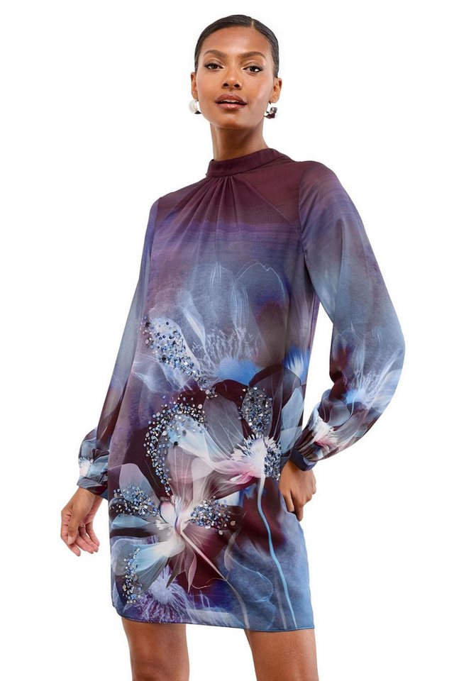 LIPSY Minikleid Lipsy Mini-Etuikleid mit Blumenverzierung, Regular (1-tlg) von LIPSY