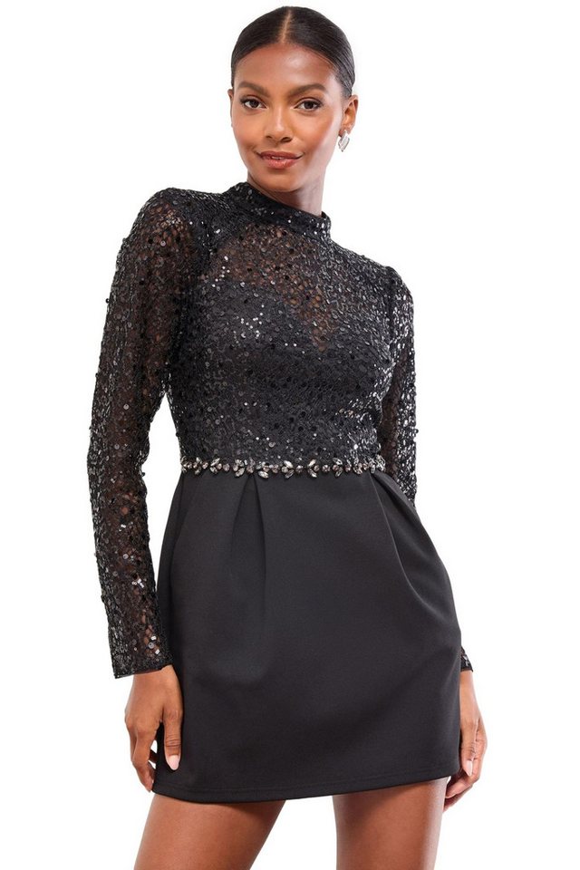LIPSY Minikleid Lipsy Mini-Kleid mit Paillettenverzierung (1-tlg) von LIPSY