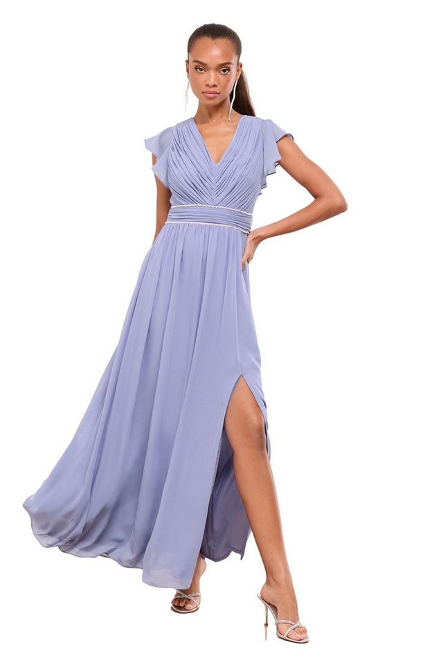 LIPSY Plisseekleid Lipsy Brautjungfernkleid mit Besatz (1-tlg) von LIPSY