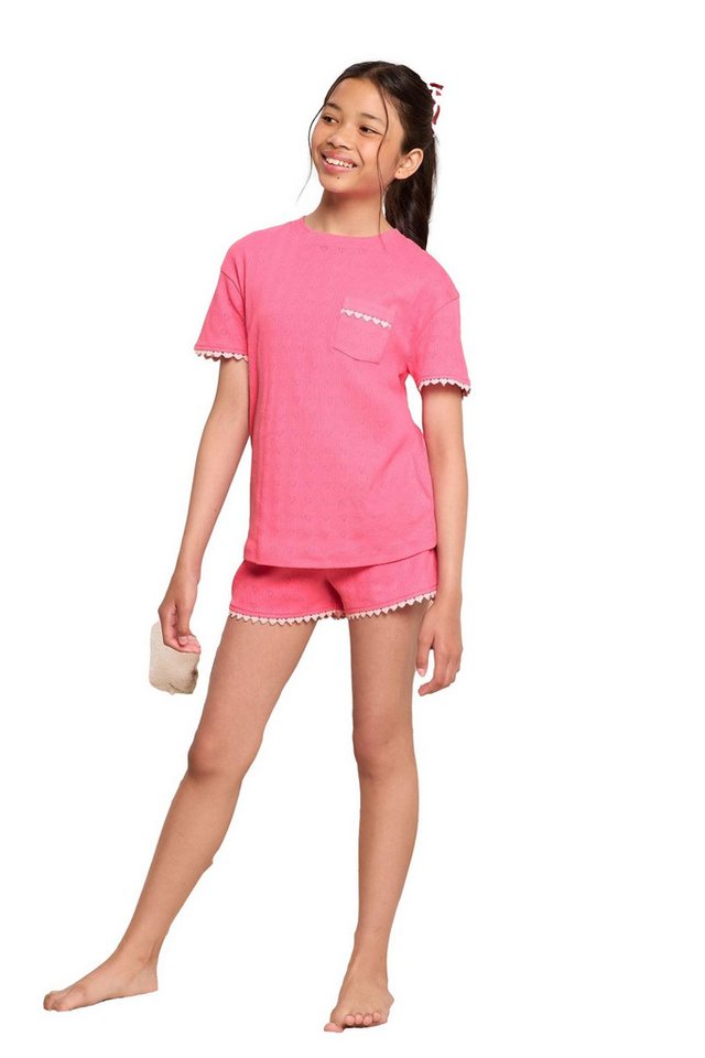 LIPSY Pyjama Lipsy Jersey-Pyjama-Set mit Zierbesatz (2 tlg) von LIPSY
