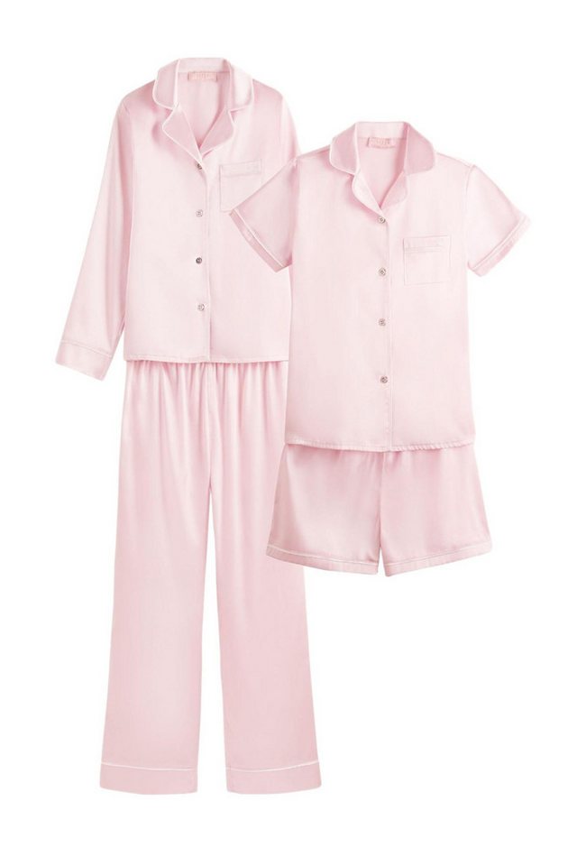 LIPSY Pyjama Lipsy Satin-Schlafanzug, 2er-Pack (2 tlg) von LIPSY
