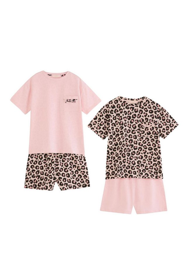 LIPSY Pyjama Lipsy Schlafanzug aus Baumwolljersey, 2er-Pack (4 tlg) von LIPSY