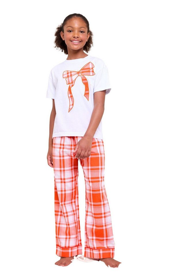 LIPSY Pyjama Lipsy Weihnachtsschlafanzug mit Karomuster (2 tlg) von LIPSY