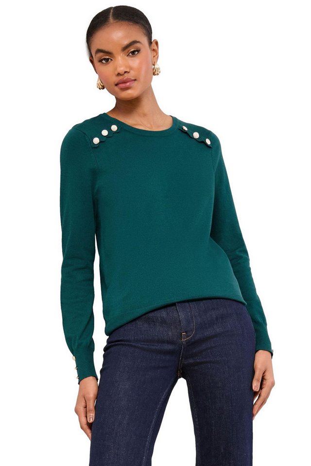 LIPSY Rundhalspullover Lipsy Strickpullover mit Bogenkante, Regular (1-tlg) von LIPSY