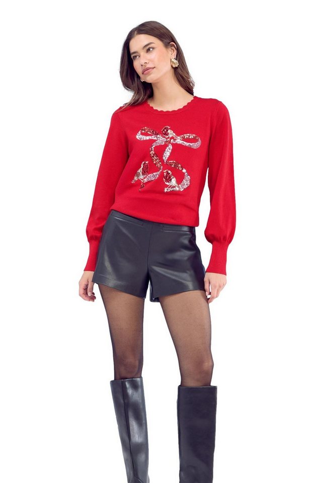 LIPSY Rundhalspullover Lipsy Weihnachten Feinstrickpullover, Regular (1-tlg) von LIPSY