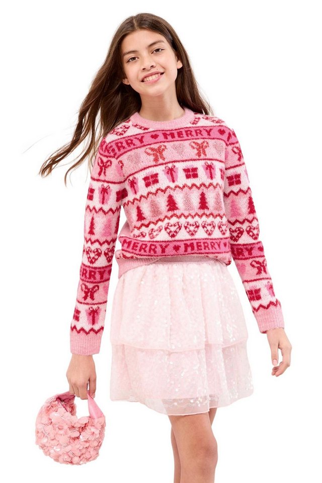 LIPSY Rundhalspullover Lipsy Weihnachten Strickpullover (1-tlg) von LIPSY