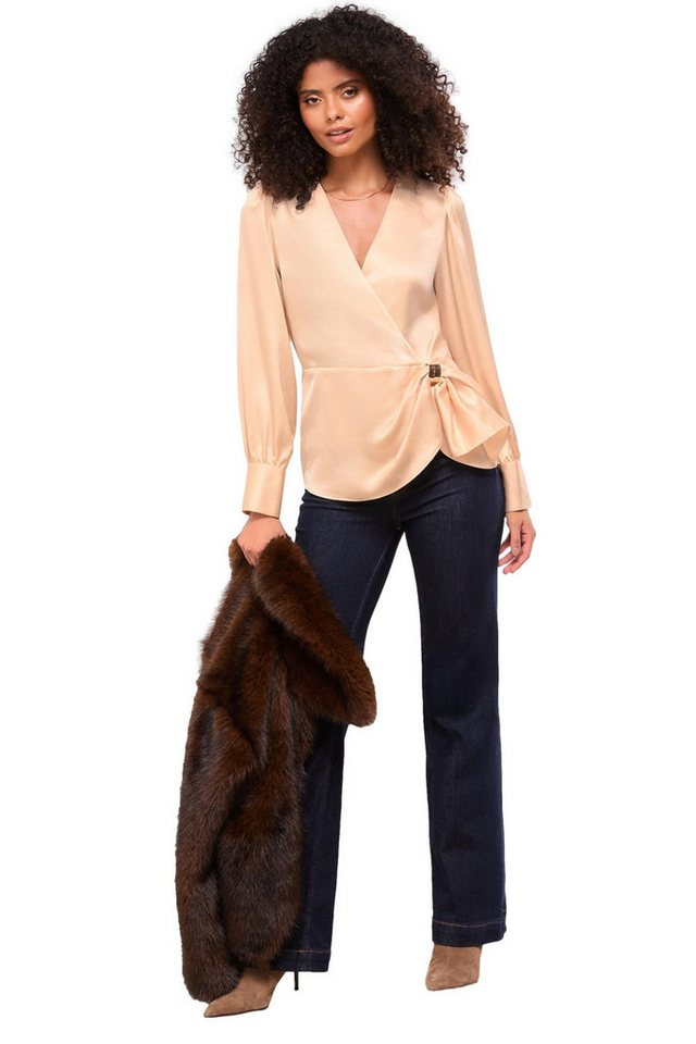 LIPSY Satinbluse Lipsy Satin-Oberteil mit Metallverzierung, Regular (1-tlg) von LIPSY