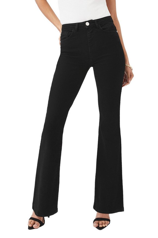 LIPSY Schlagjeans Ausgestellte Jeans mit mittlerem Bund, Regular (1-tlg) von LIPSY