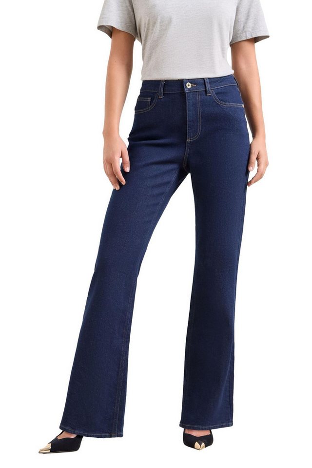 LIPSY Slim-fit-Jeans Lipsy Slim Fit Hochbund-Schlagjeans, Regular (1-tlg) von LIPSY
