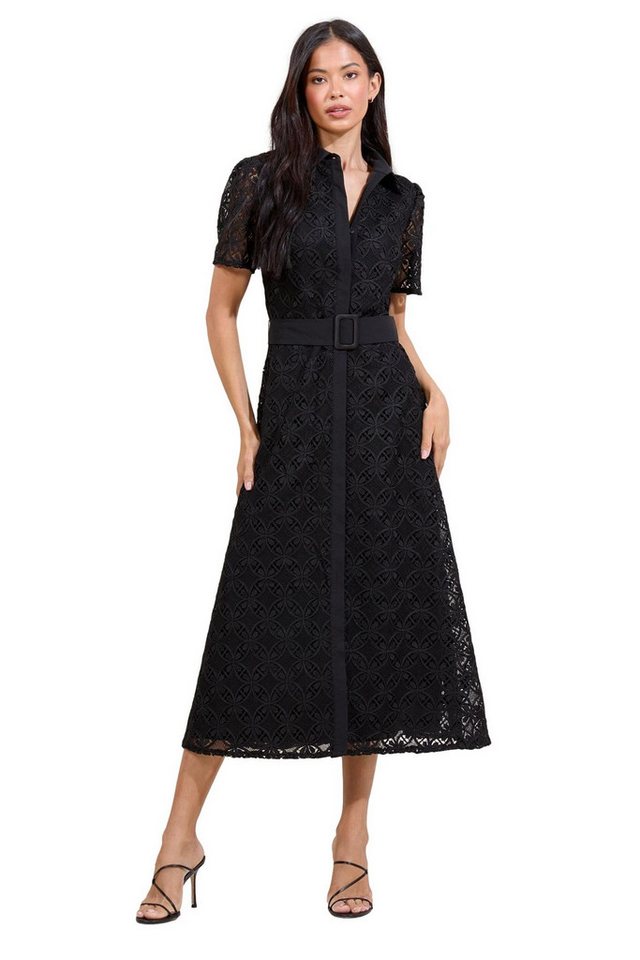 LIPSY Spitzenkleid Lipsy Premium Hemdblusenkleid, Regular (1-tlg) von LIPSY