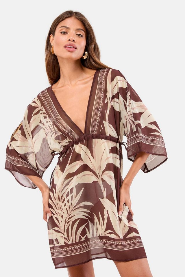 LIPSY Strandkleid Lipsy Gemustertes Kaftan-Minikleid (1-tlg) von LIPSY