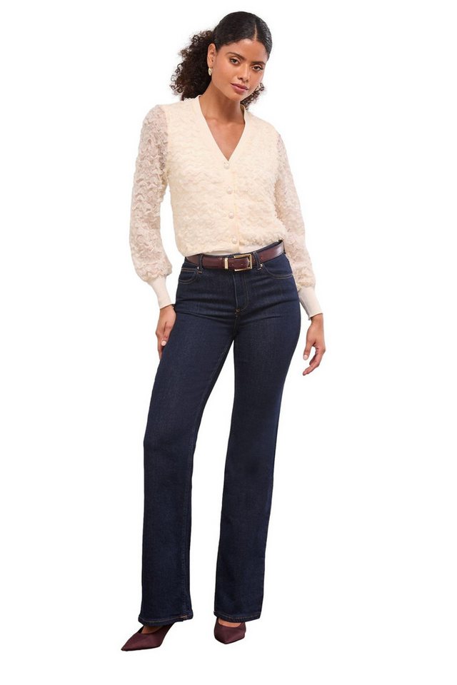 LIPSY Strickjacke Lipsy 3D-Strickjacke mit V-Ausschnitt (1-tlg) von LIPSY