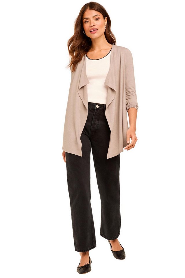 LIPSY Strickjacke Lipsy Strickjacke mit Wasserfallkragen, Regular (1-tlg) von LIPSY